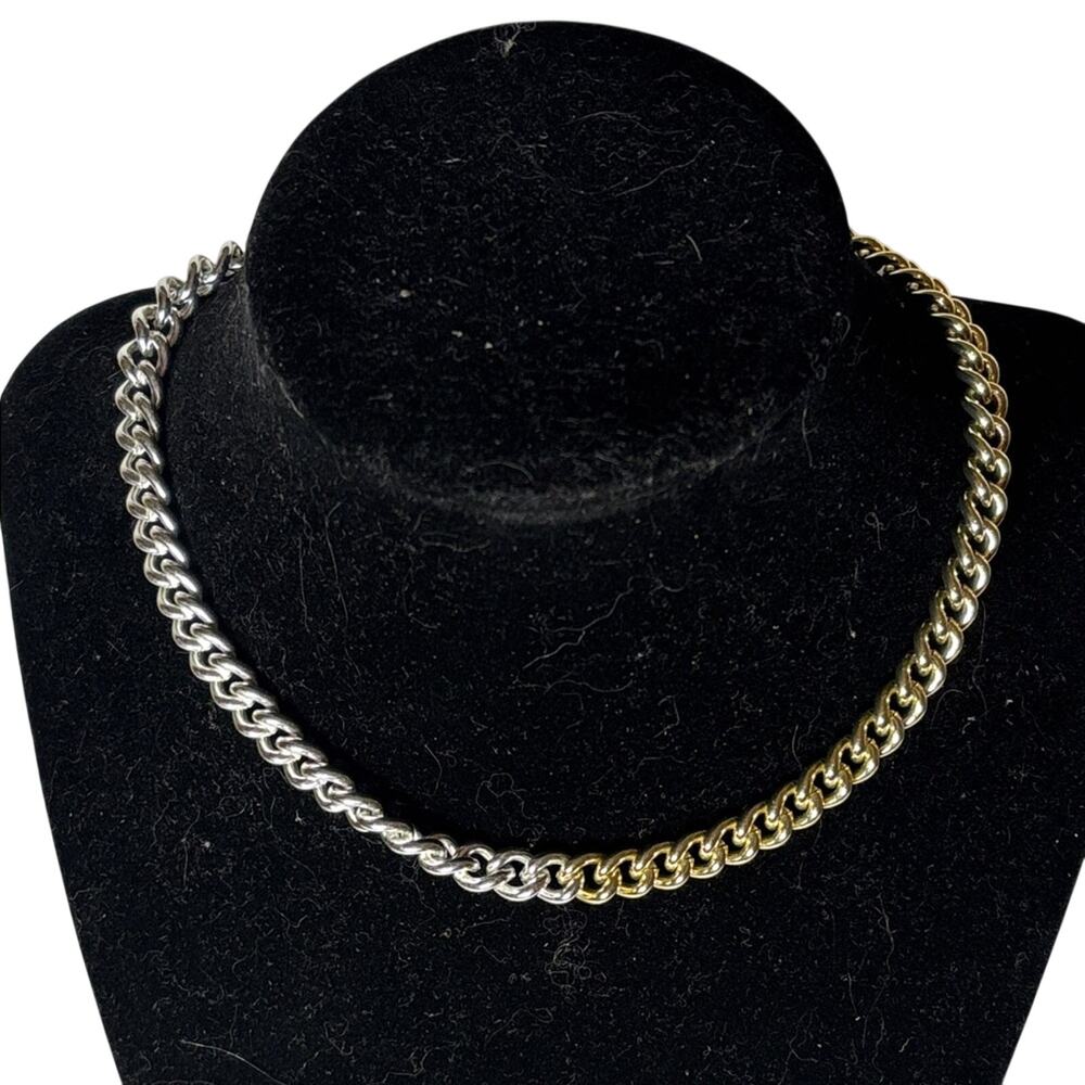 Signed Every Gold Tone Silver Tone Two-Tone Chain Necklace
